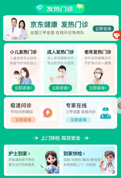 北京各大醫(yī)院高位運轉(zhuǎn)應(yīng)對呼吸道感染 互聯(lián)網(wǎng)醫(yī)院咨詢量明顯增長(圖2)